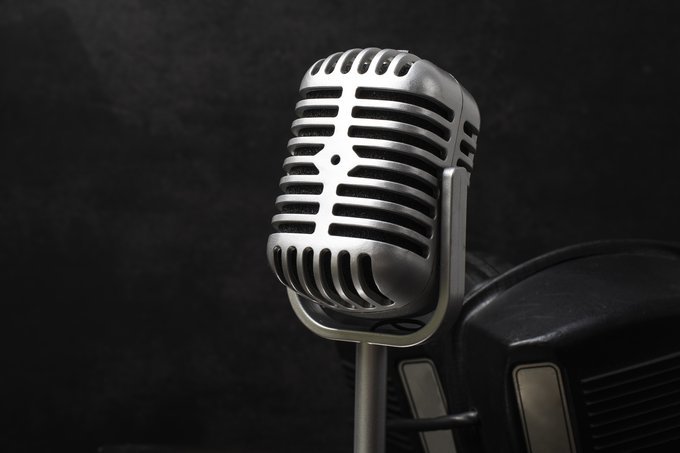 Le micro de l'interview
